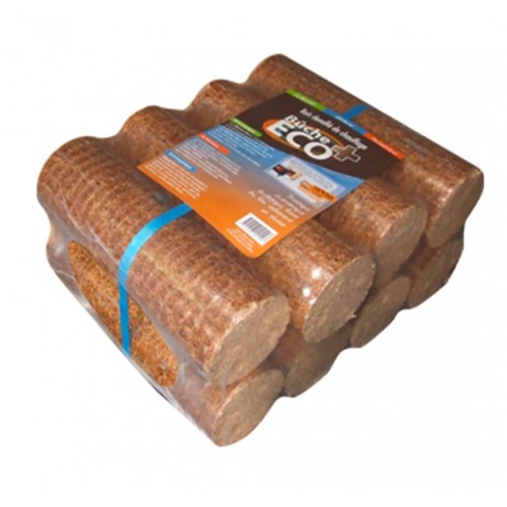 Bûches de bois de chauffage Densifiée jOUR ECO+ 1000kg